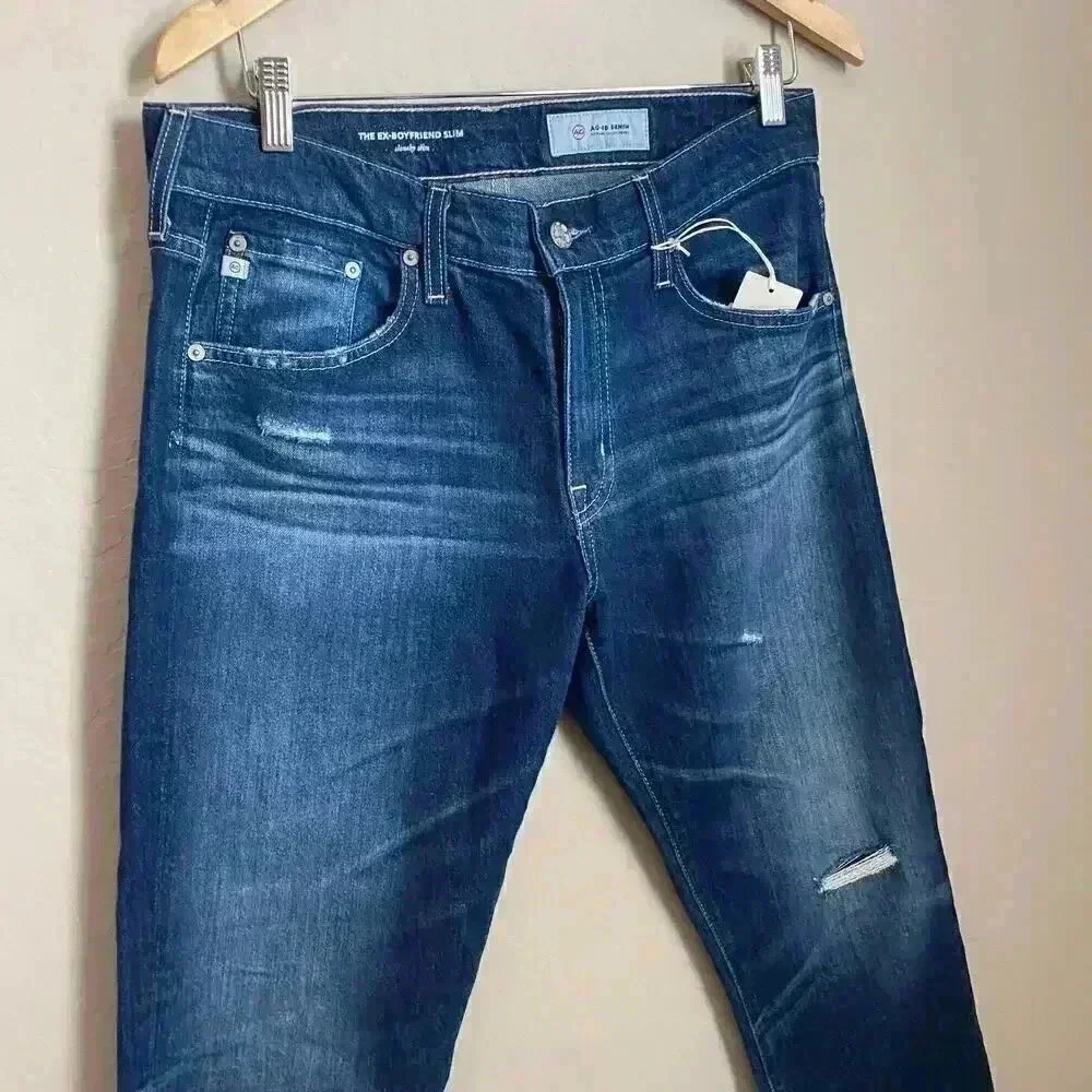 AG-ED Denim Ex-Boyfriend Slim Jeans Size 29‎